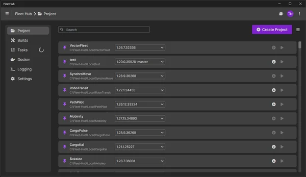 FleetHub – Offline companion for local simulations