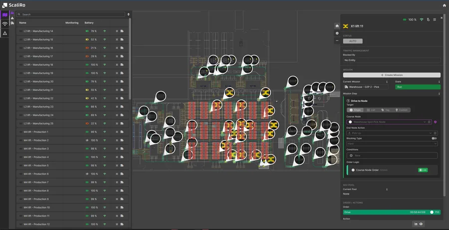 FleetEngine Visualisierung – Live Flottenübersicht
